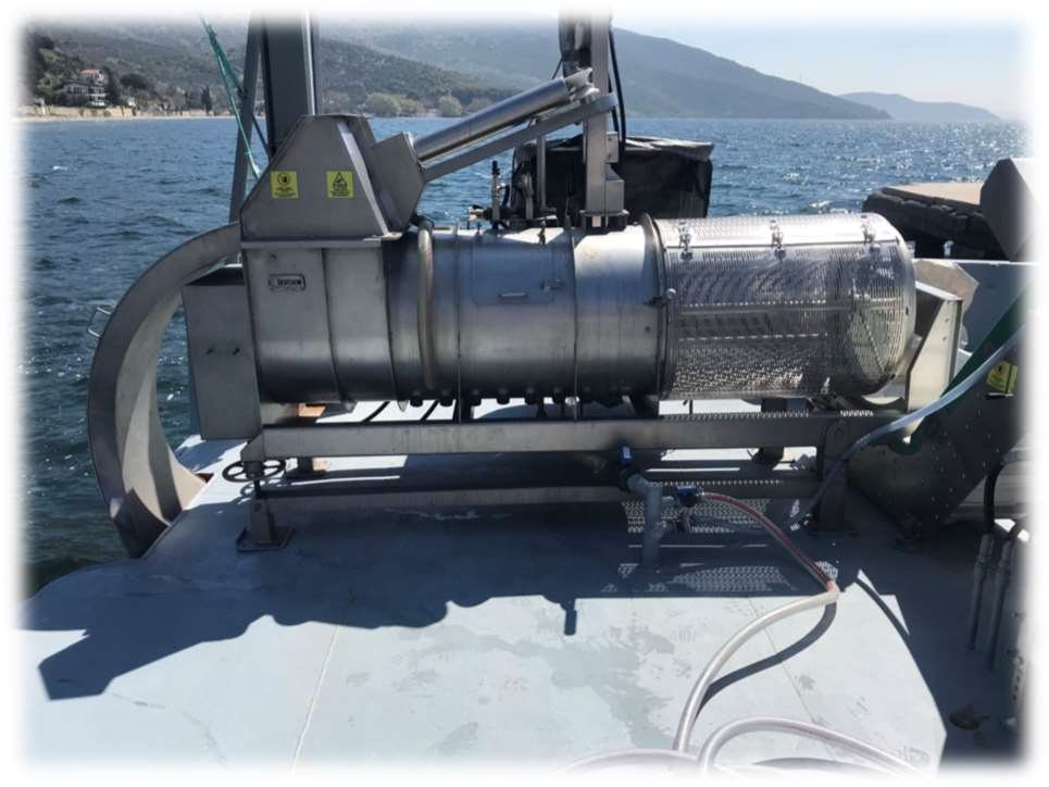Our mussel grading machine